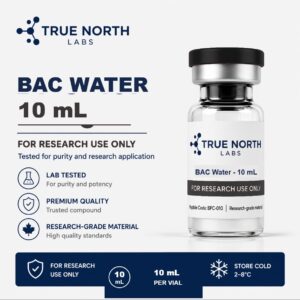 BAC Water - Bacteriostatic Water 10 mL vial - True North Labs